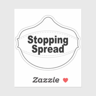 Spread mask vinyl sticker stoppen