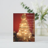 Spread Merry Kerstmis Kaart van de Vrede en de Lie (Staand voorkant)