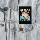 Spread My Flaps Smell The Ocean Funny Embarrassing Button (Insitu)