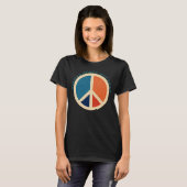 Spread Peace not Angst  Vredessymbool T-shirt (Voorkant volledig)