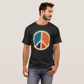 Spread Peace not Angst Vredessymbool T-shirt (Voorkant volledig)