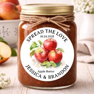Spread the Love Apple Butter Jelly label APP08rd
