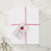 Spread the Love Strawberry Jam | Labels voor wedde Cadeaulabel (Met Touw)