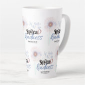 Spread vriendelijkheid Latte Mok (Rechterhoek)