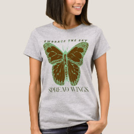 Spread Wings Embrace the Sky T-Shirt - Verhoog je
