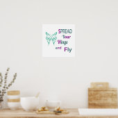Spread Your Wings And Fly Poster (Cuisine)