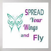 Spread Your Wings And Fly Poster (Devant)