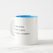 Spreading Good Vibes Happy Humorous Coworker Mug (Devant gauche)
