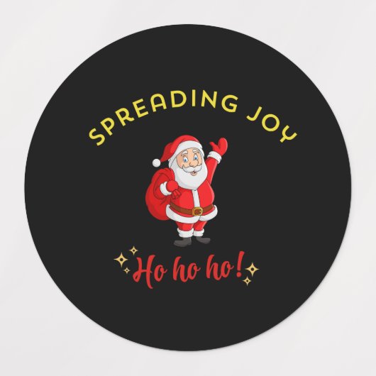Spreading Joy" Labels (Design 2)