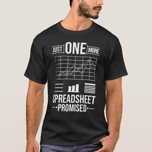 Spreadsheet Calculator Software Budget Templates T-shirt (Voorkant)