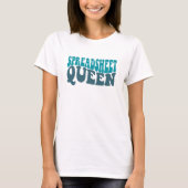 Spreadsheet Queen Finance, Accountant, CPA T-shirt (Voorkant)