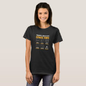 Spreadsheets en draaitabellen, boekhouding en werk t-shirt (Voorkant volledig)