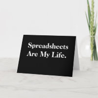 Spreadsheets | Grappige Motiverende Spreuk | Verja