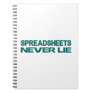  Spreadsheets liegen nooit over notebook Notitieboek