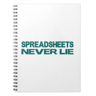 Spreadsheets liegen Notitieboek nooit
