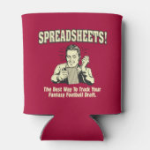 Spreadsheets volgen: Concept van uw Fantasy-Footba Blikjeskoeler (Achterkant)
