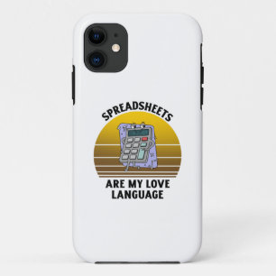 Spreadsheets zijn mijn liefdestaal iPhone 11 hoesje