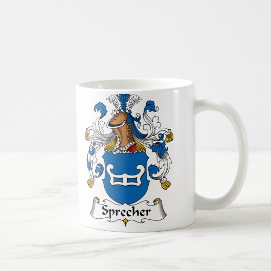 Sprecher Family Crest Koffiemok (Rechts)