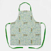 Spreek Alaskan! Groen Schort (Voorkant)