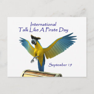 Spreek als een Pirate Day Briefkaart
