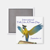 Spreek als een Pirate Day Magneet (Voorkant / Achterkant)