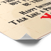 Spreek als een Pirate Day Poster (Hoek)