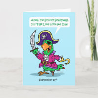 Spreek als een Pirate Day September 19 Parrot Kapi