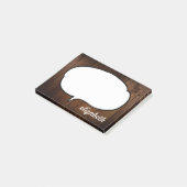 Spreek Bubble Persoonlijke naam Post-it® Notes (Schuin)