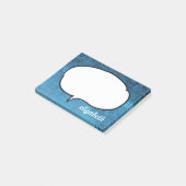 Spreek Bubble Persoonlijke naam Post-it® Notes (Schuin)