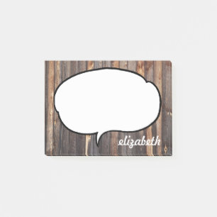 Spreek Bubble Persoonlijke naam Post-it® Notes