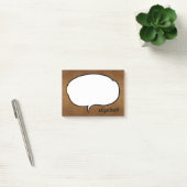 Spreek Bubble Persoonlijke naam Post-it® Notes (Kantoor)