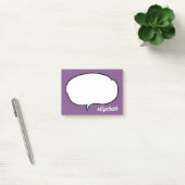 Spreek Bubble Persoonlijke naam Post-it® Notes (Kantoor)