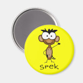 Spreek de aap magneet (Voorkant / Achterkant)