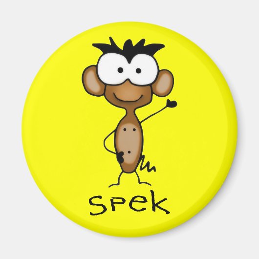 Spreek de aap magneet (Voorkant)