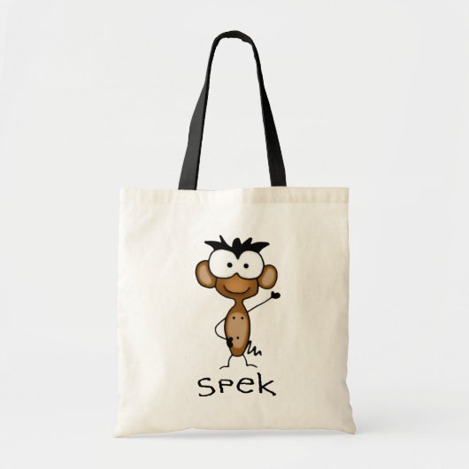 Spreek de Monkey Canvas tas (Voorkant)