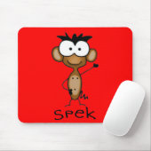 Spreek de Monkey Mousepad Muismat (Met muis)
