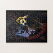 "Spreek" de Puzzel van de Kunst van het Skelet van Legpuzzel (Horizontaal)