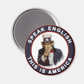 SPREEK ENGELS - DIT IS AMERIKA MAGNEET (Voorkant / Achterkant)