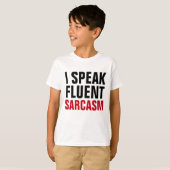Spreek Fluent Sarcasm T-shirt (Voorkant volledig)