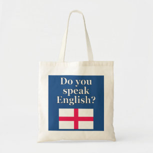 Spreek je Engels? Markering Tote Bag
