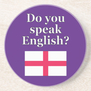 Spreek je Engels? Markering Zandsteen Onderzetter