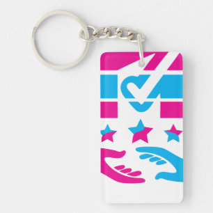 Spreek je geest sleutelhanger