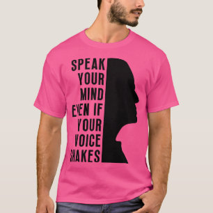 Spreek je geest zelfs als je stem schudt 2 t-shirt