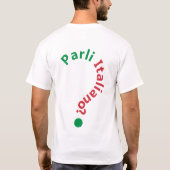 Spreek je Italiaans? T-shirt (Achterkant)