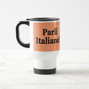 Spreek je Italiaans? Vlag bf Reisbeker