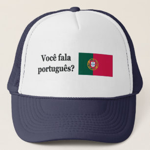 Spreek je Portugees? In het Portugees. Vlag bf Trucker Pet