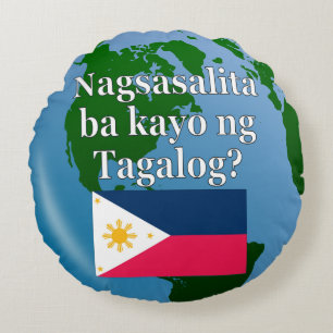 Spreek je Tagalog? In Tagalog. Markering en wereld Rond Kussen
