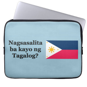 Spreek je Tagalog? In Tagalog. Vlag bf Laptop Sleeve