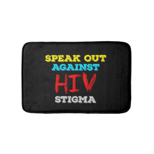 Spreek je uit tegen HIV-stigma - Aids Awareness Badmat