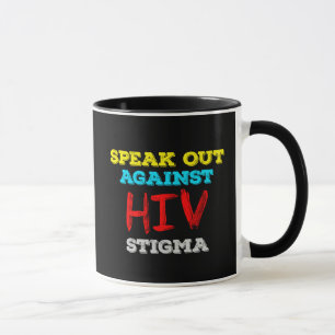 Spreek je uit tegen HIV-stigma - Aids Awareness Mok